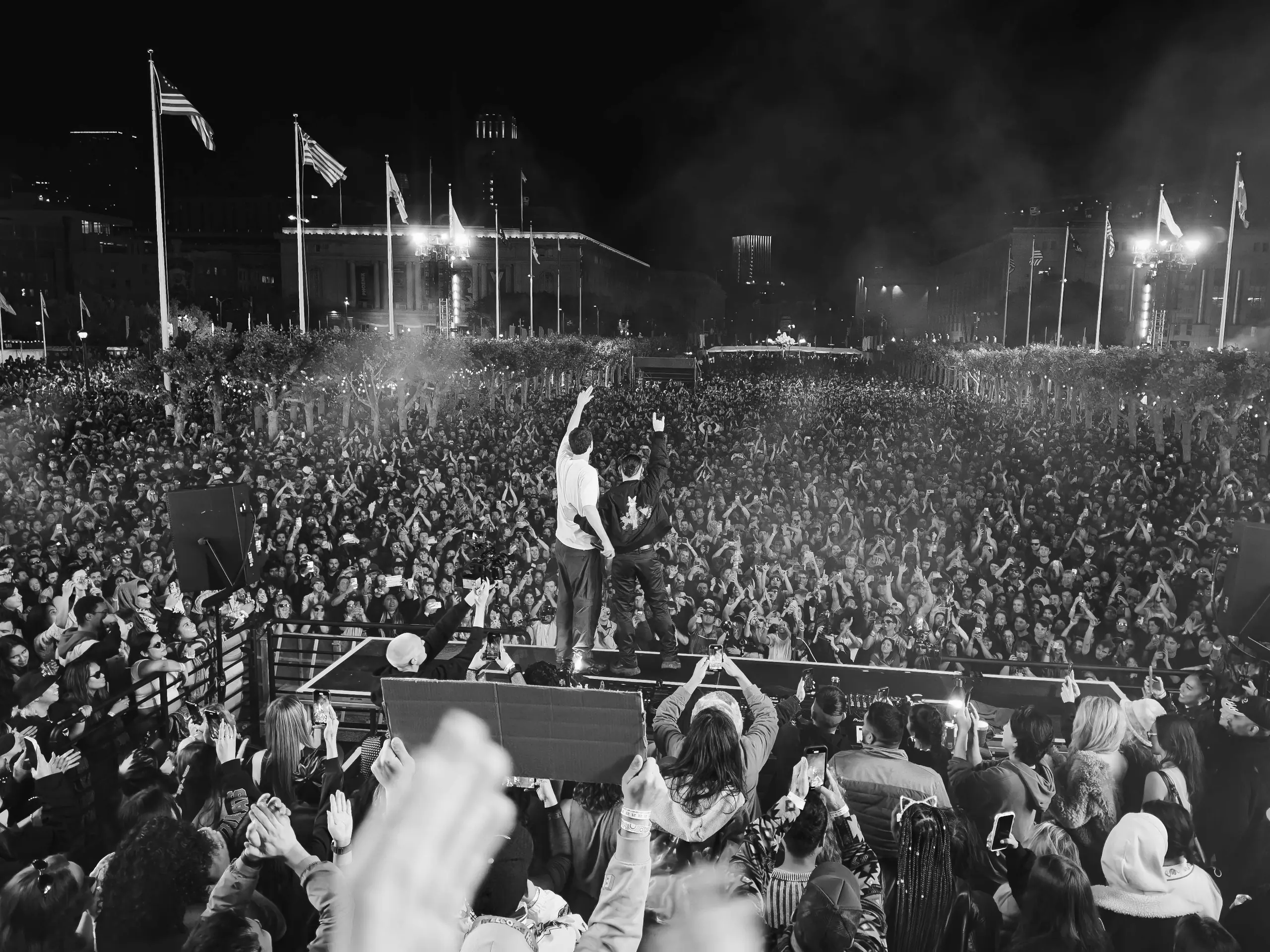 Skrillex & Fred again.. at Civic Center Plaza, San Francisco – Eric Dew