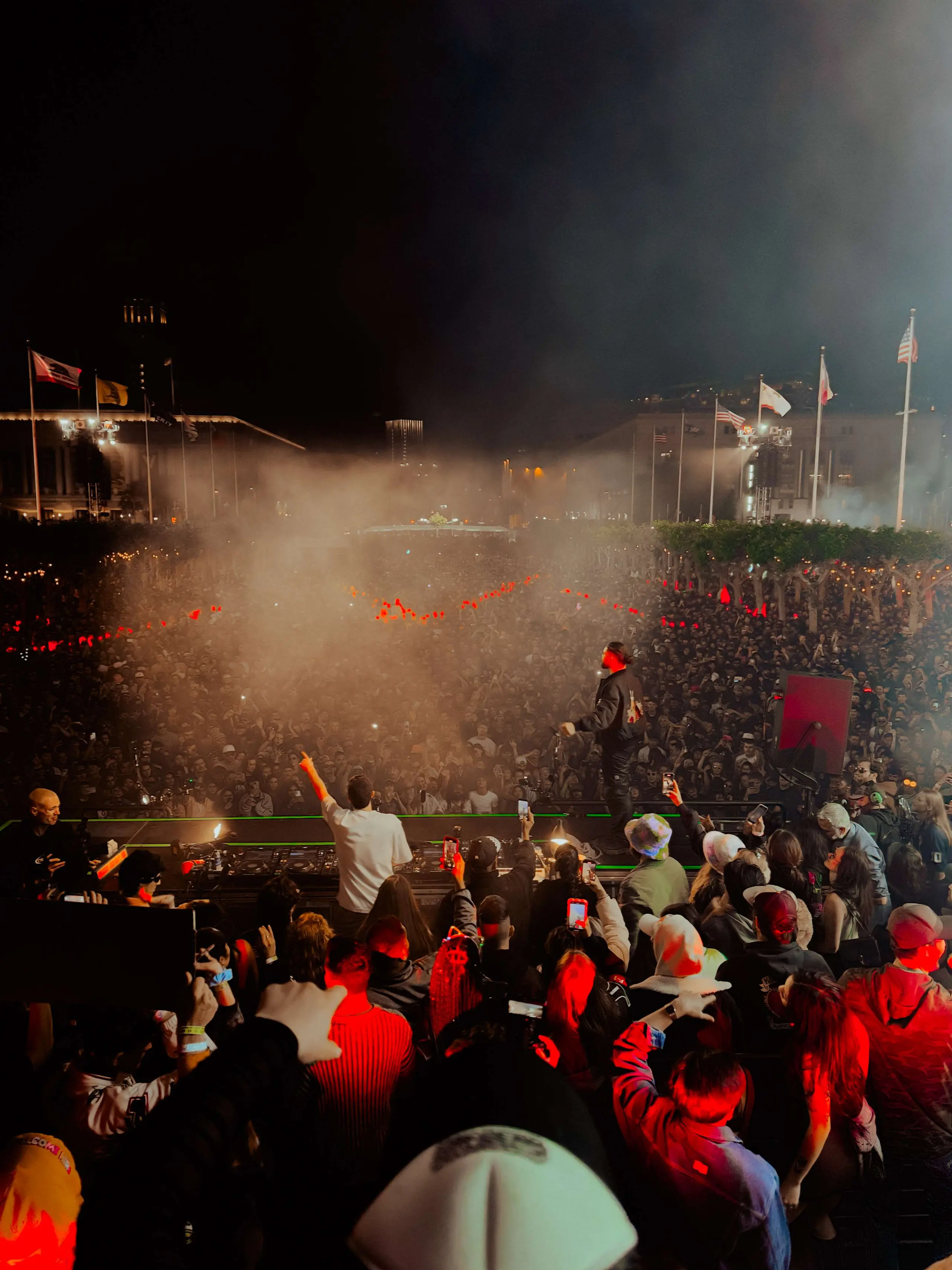Skrillex & Fred again.. at Civic Center Plaza, San Francisco – Eric Dew